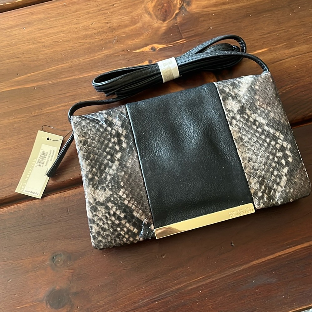Kenneth Cole Reaction python mini crossbody bag